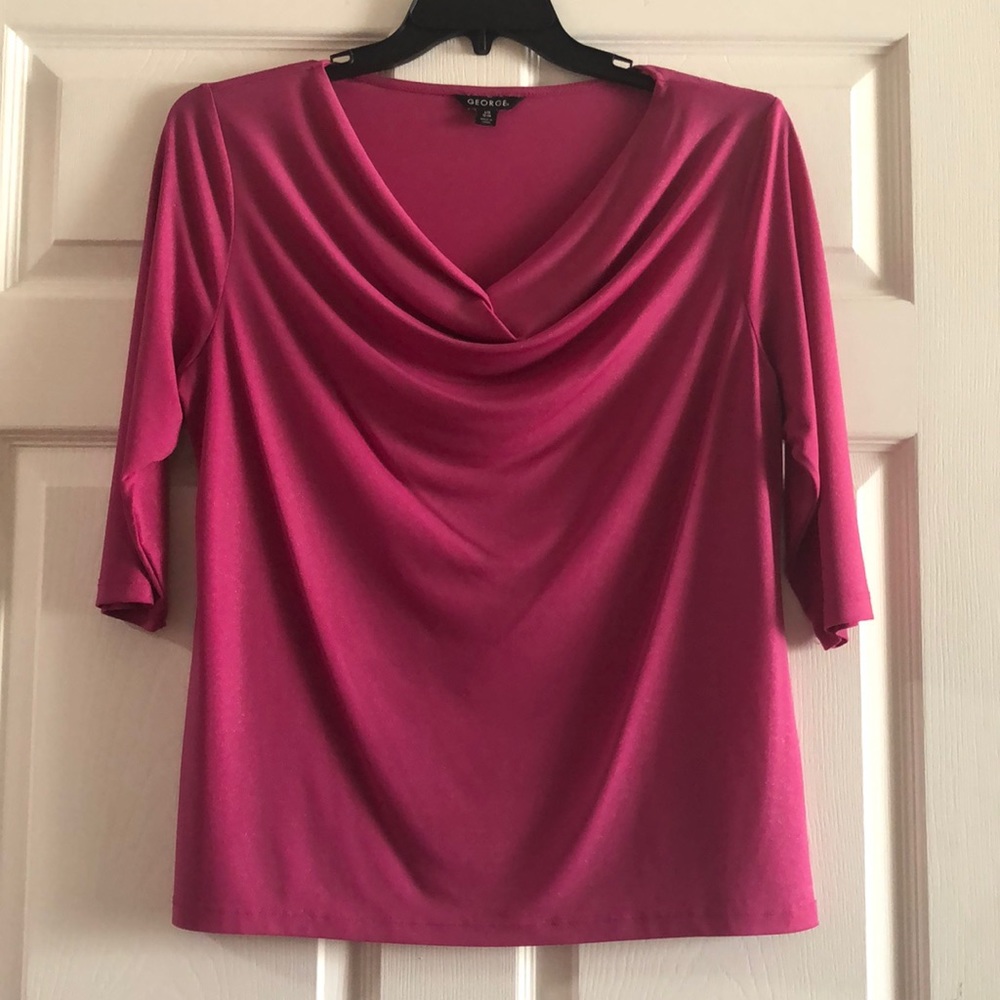 Sparkly pink dress top by George
